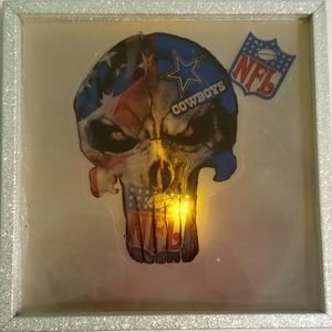 Dallas cowboys skull frame